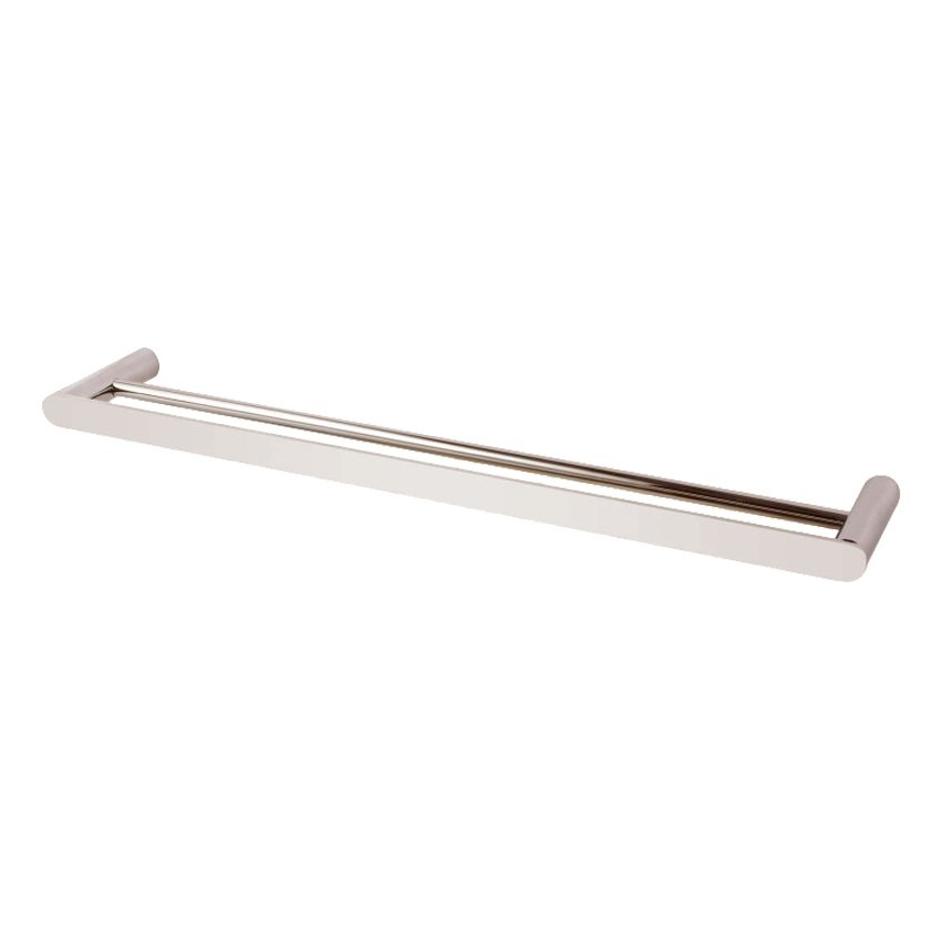 Brushed Nickel Double Towel Rail 800mm