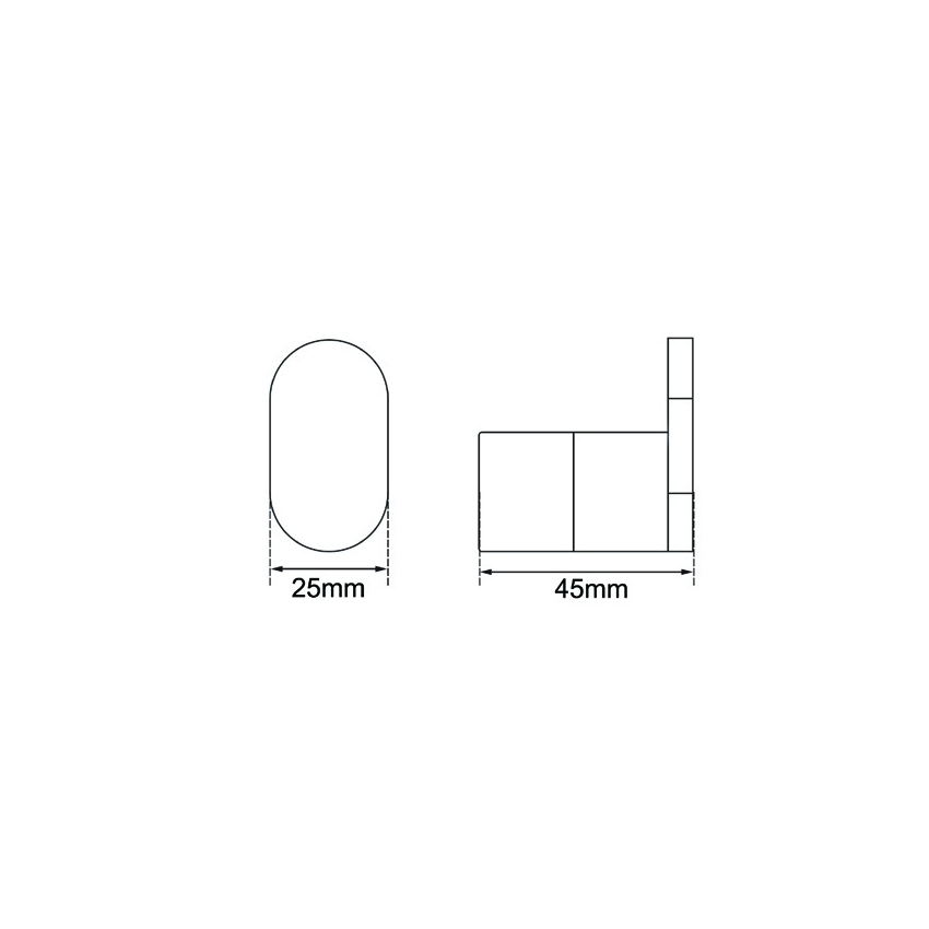 Brushed Nickel Round Robe Hook