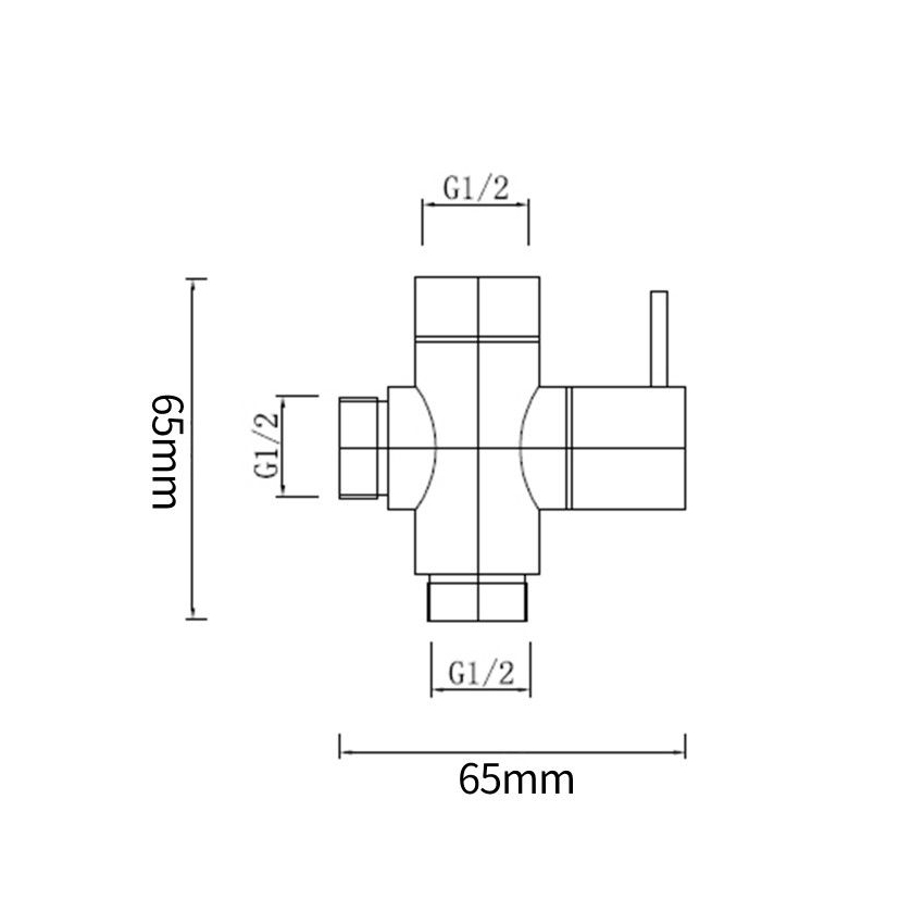 Bidet Spray's Brass Diverter