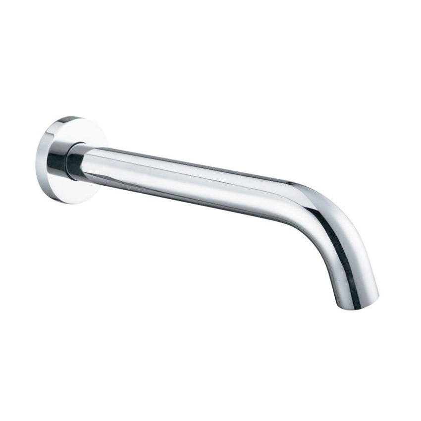 LUCID PIN Round Chrome Bathtub/Basin Wall Spout 160mm Spout