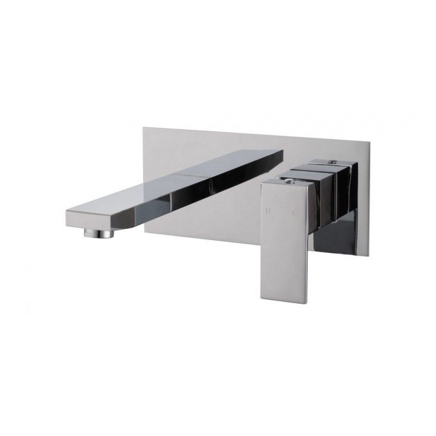 Blaze Chrome Bathtub/Basin Wall Mixer With Spout(Color Up)(With Extension)
