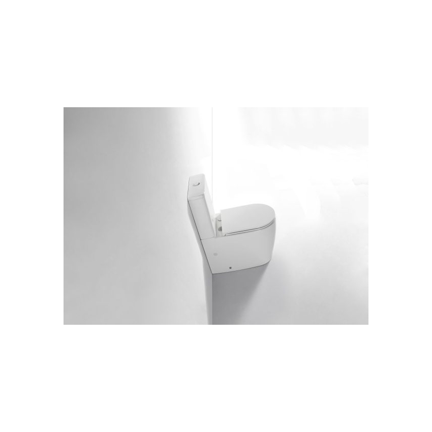 London Back To Wall Toilet Suite (Rimless)With Slim Seat Cover And Universal Inlet Cistern  T6