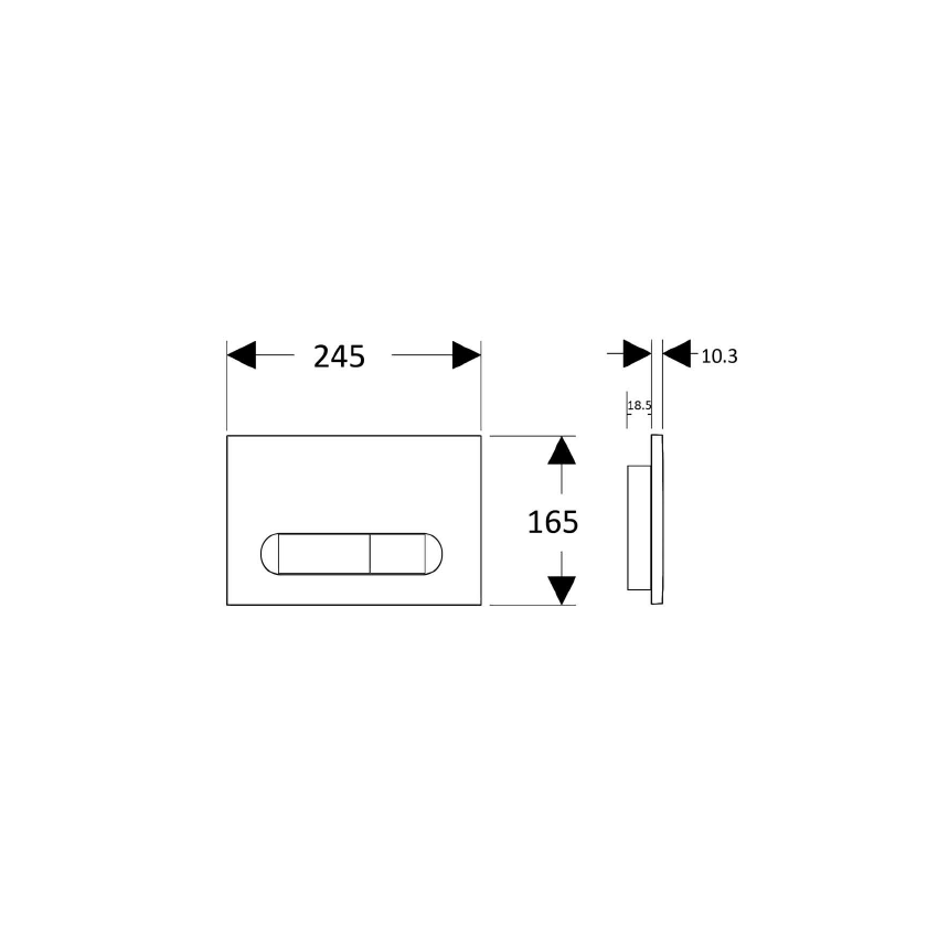 Black Button for G3003II Matt Black