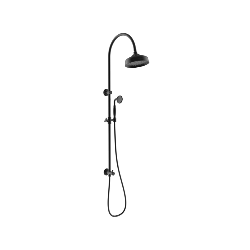 Clasico Combination Shower Set in Matt Black