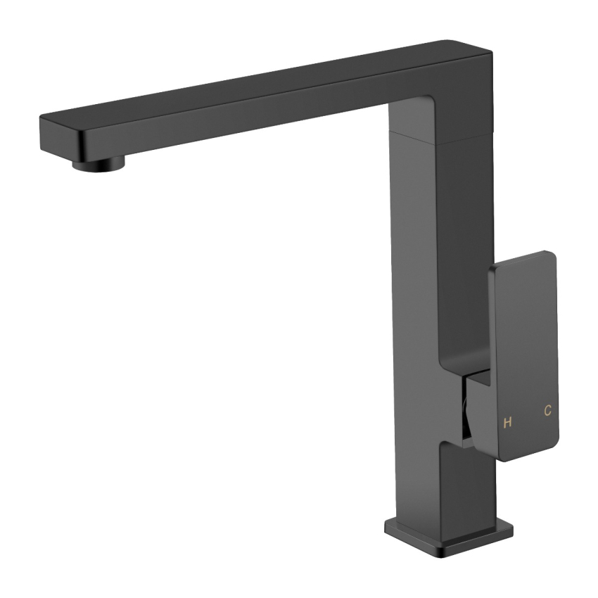 Ceram Sink Mixer Matt Black