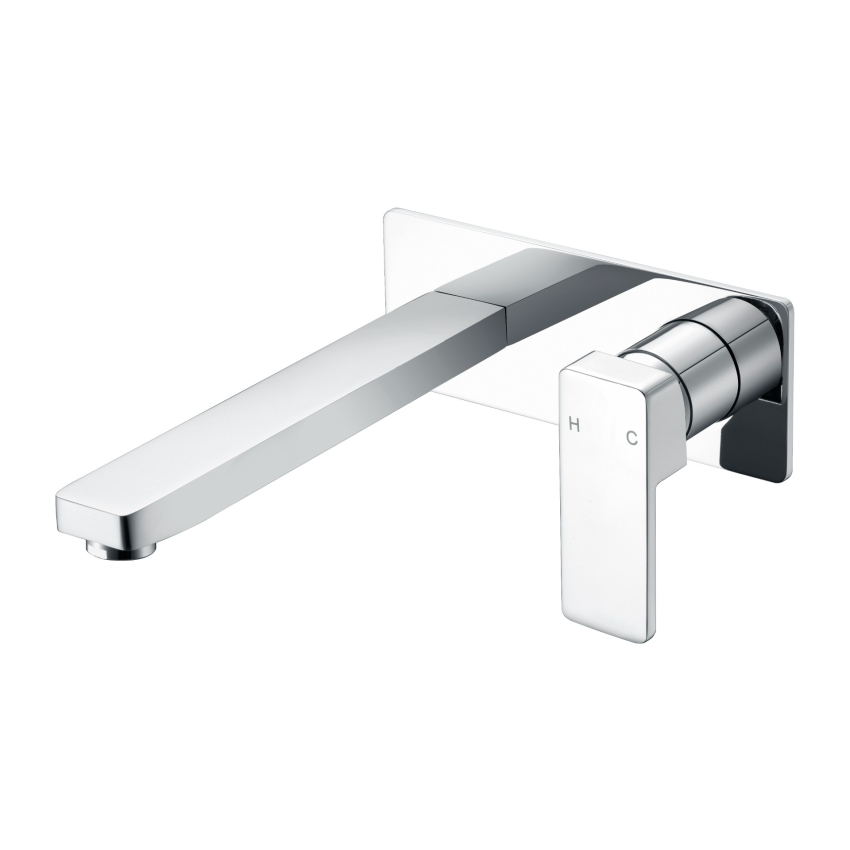 Ceram Wall Basin Mixer Chrome