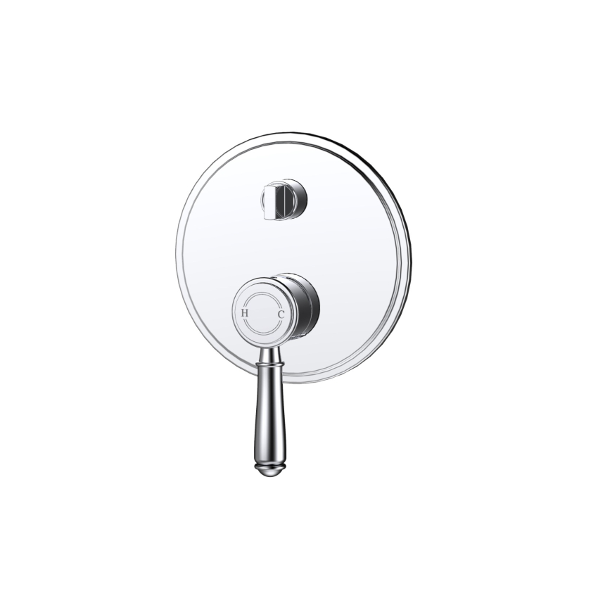 Clasico Wall Diverter Mixer Trim Kits Chrome