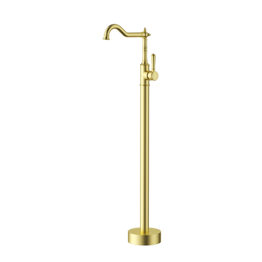 Clasico Free Standing Bath Mixer Brushed Gold