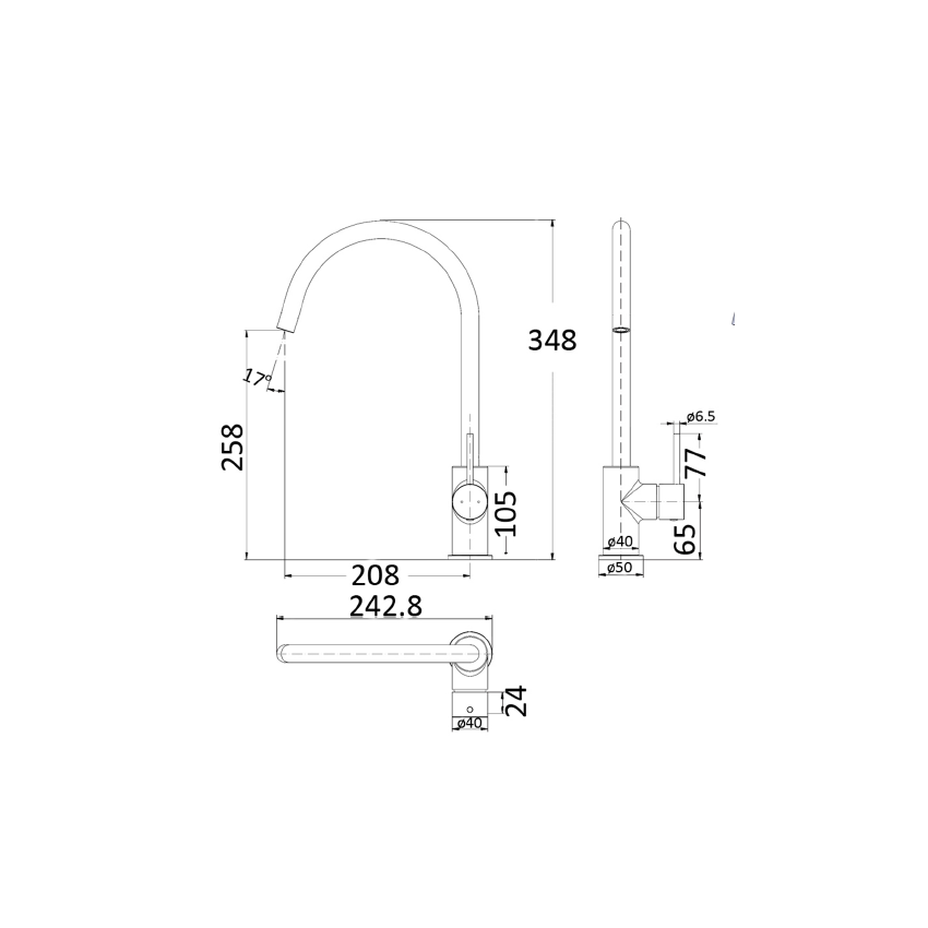 Hali Sink Mixer Chrome