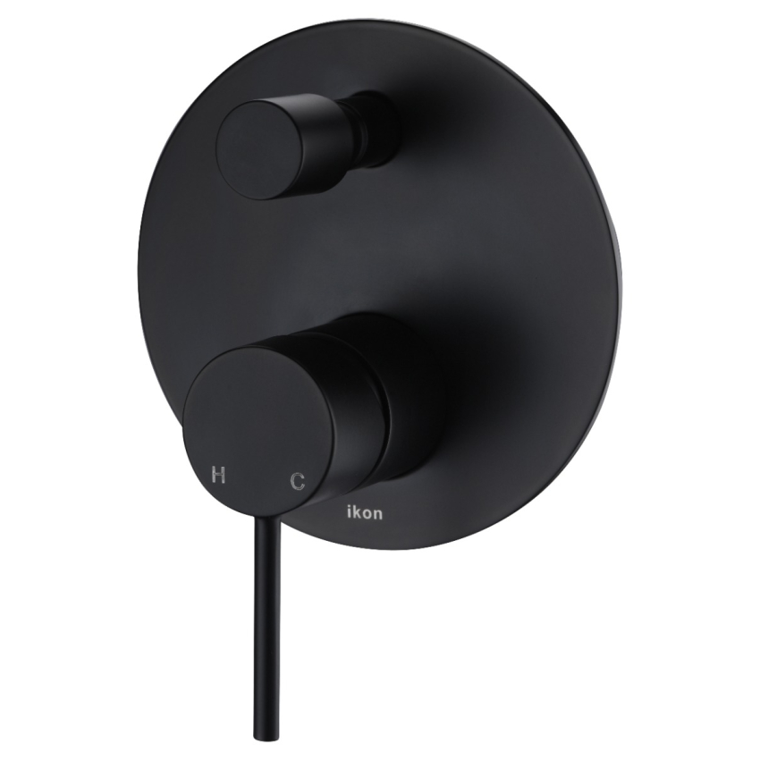 Hali Wall Mixer with Diverter Matt Black