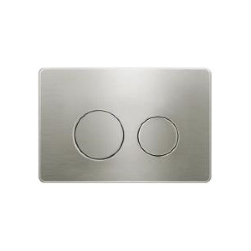 Access Plate Round Button Brushed Nickle