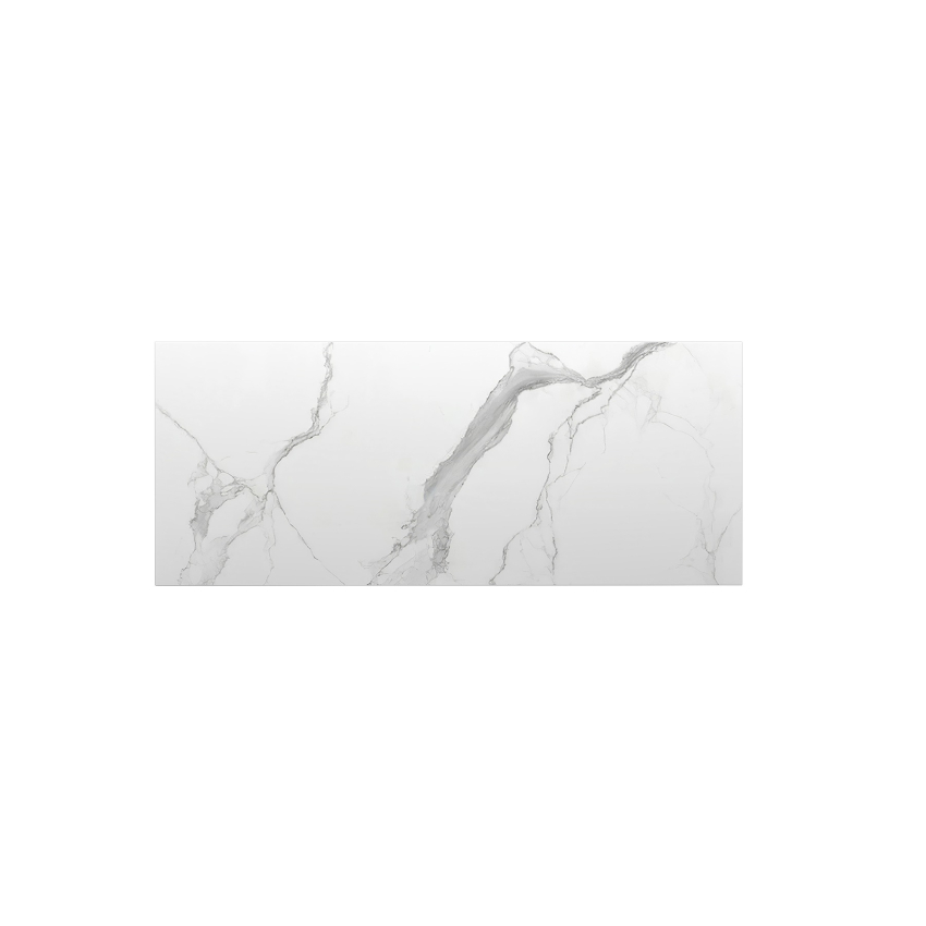 1200mm White Marble Look Sintered Stone Top Matte Finish Benchtop
