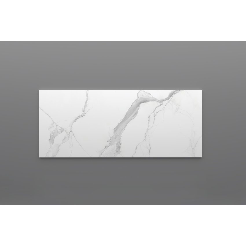 1200mm White Marble Look Sintered Stone Top Matte Finish Benchtop