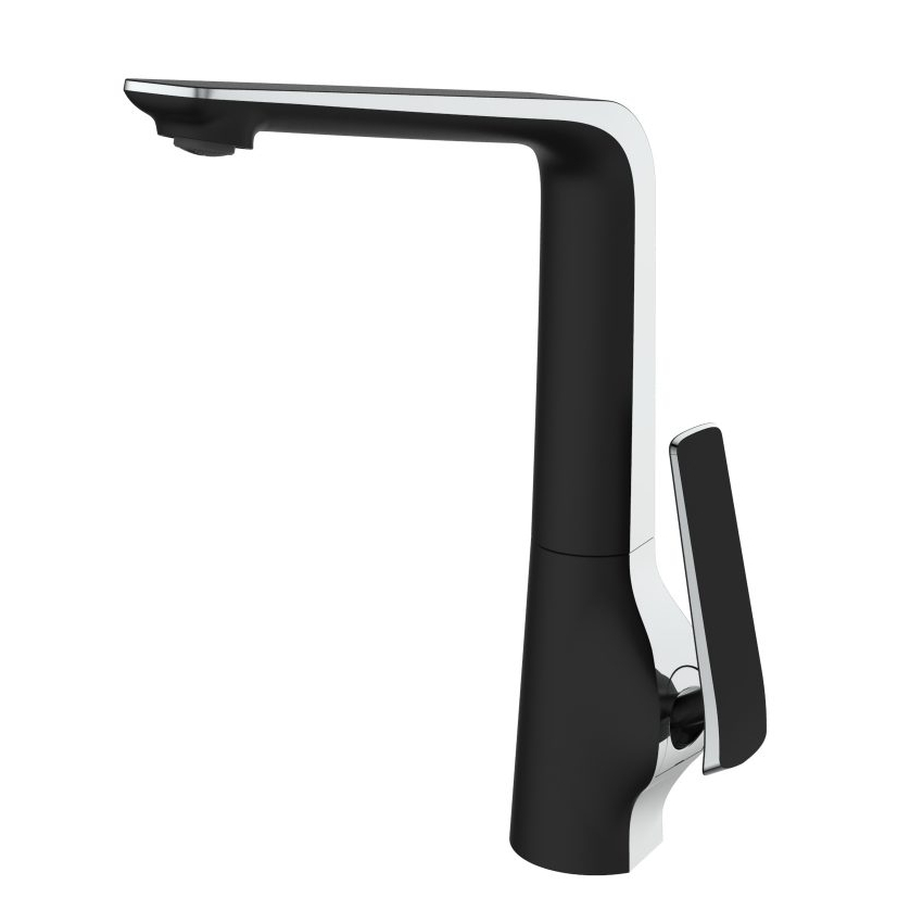Esperia Chrome & Matte Black Kitchen Mixer