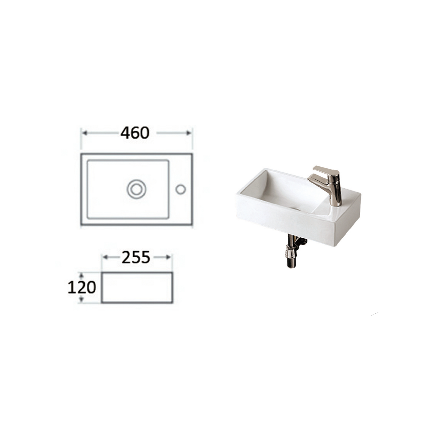 Rosa Wall-Hung Basin