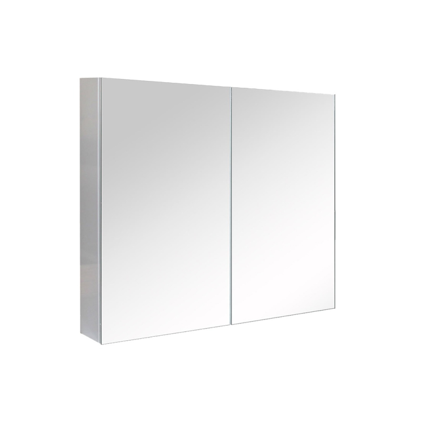 750*150*720mm Pvc White Shaving Cabinet Two Doors