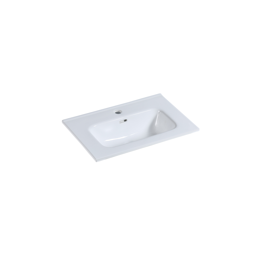 600mm O Shape Basin Thin Edge Ceramic Vanity Top