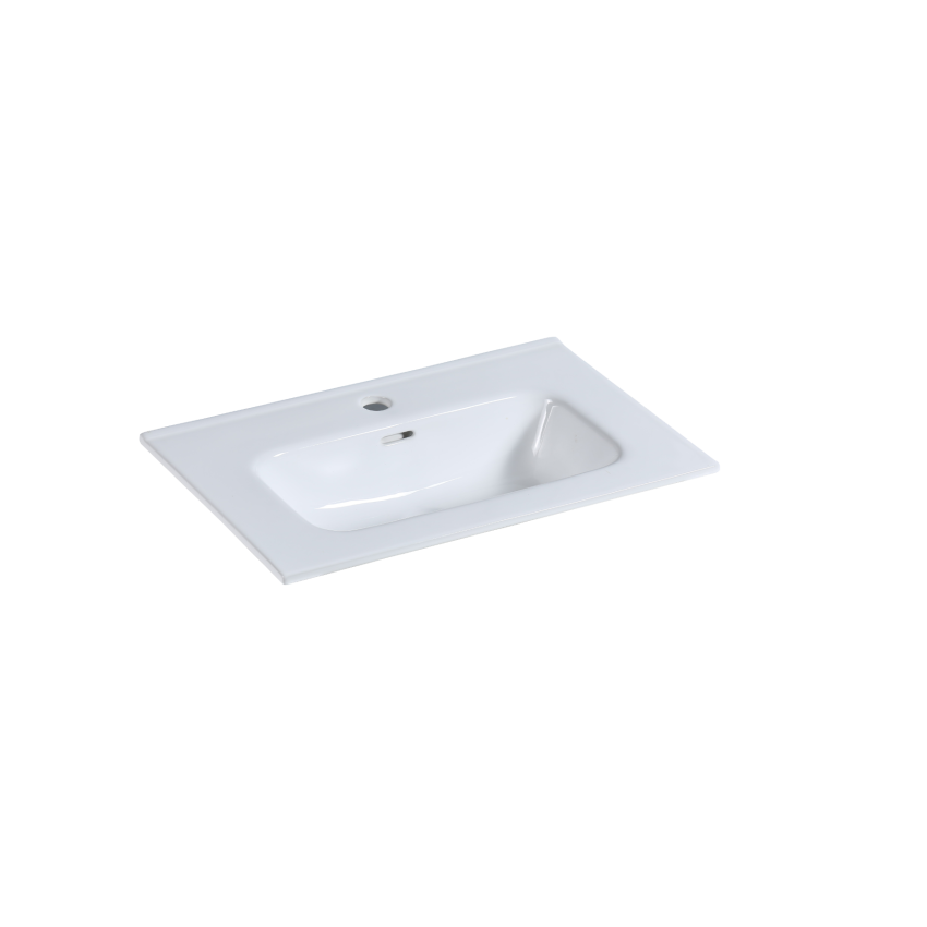 750mm O Shape Basin Thin Edge Ceramic Vanity Top