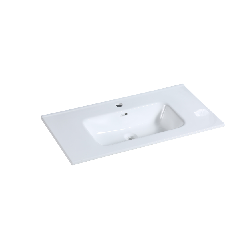 900mm O Shape Basin Thin Edge Ceramic Vanity Top