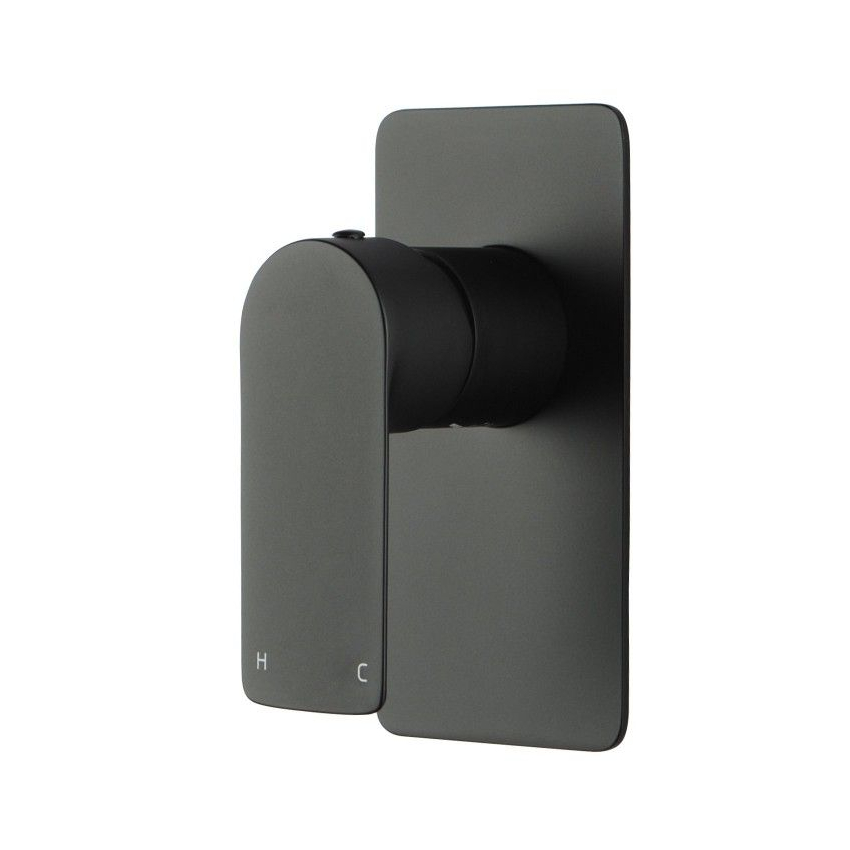 VOG Series Solid Brass Black Shower/Bath Wall Mixer(color up)