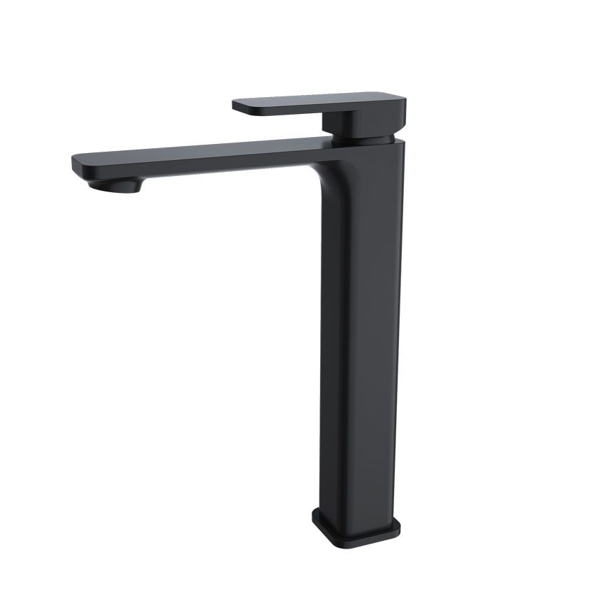 IVANO Series Black Square Tall Basin Mixer
