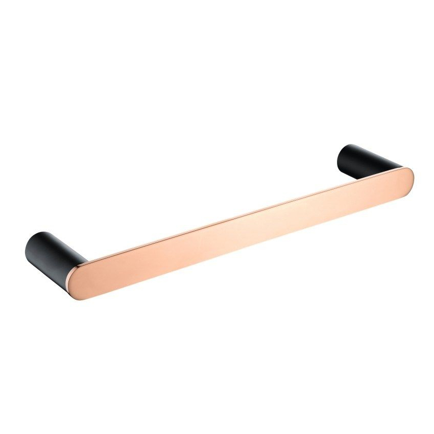 Round Black & Rose Gold 304 Stainless Steel Towel Ring