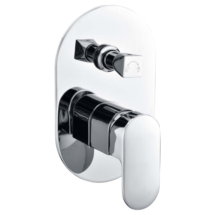 Dove Wall Mixer With Diverter Chrome