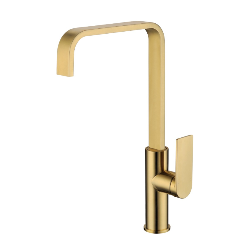 Ruki Sink Mixer Brushed Gold