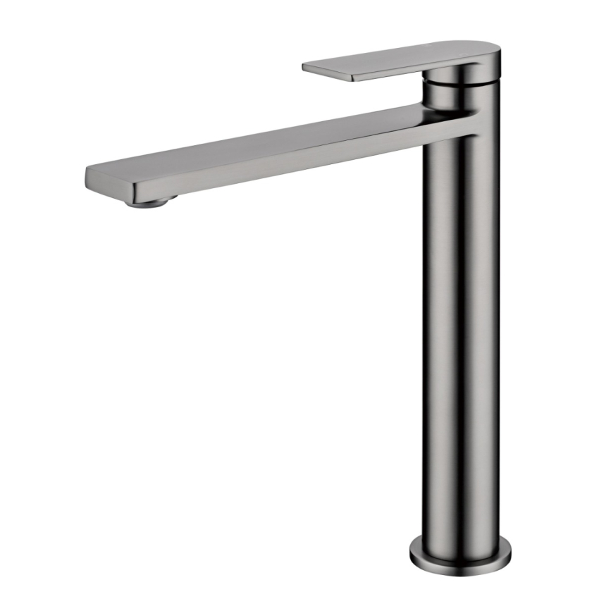 Ruki High Rise Basin Mixer Gunmetal