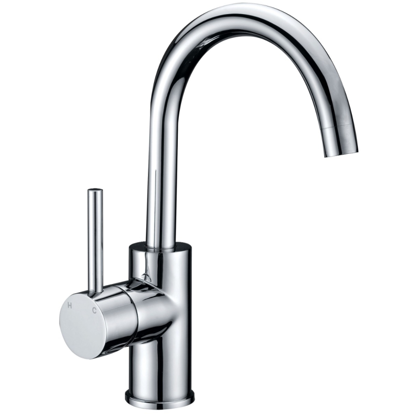 Otus Pin Handle Basin Mixer Chrome