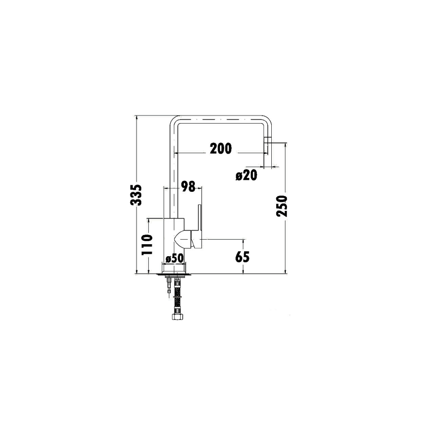 Otus Sink Mixer Matt Black