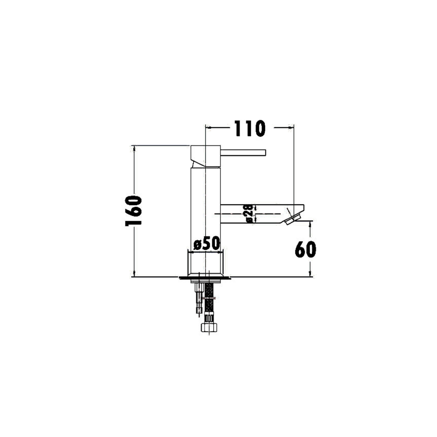 Otus Basin Mixer Matt Black