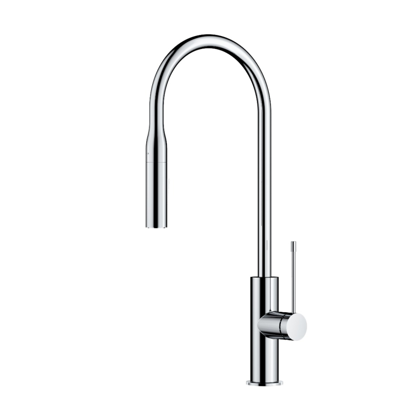 Aziz Pull Out Sink Mixer Chrome