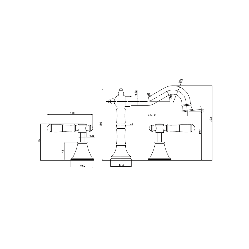 Clasico Basin in Brushed Nickel