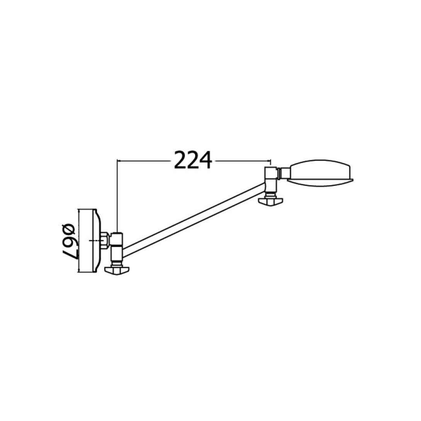 Ruby Round Brass All Direction Shower Head Chrome