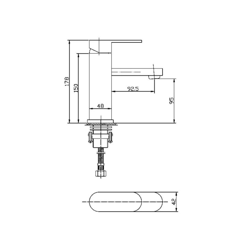 Pine Basin Mixer Chrome