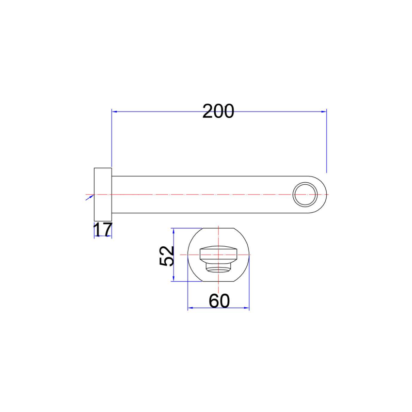 Cora Bath Spout 200mm Matt Black