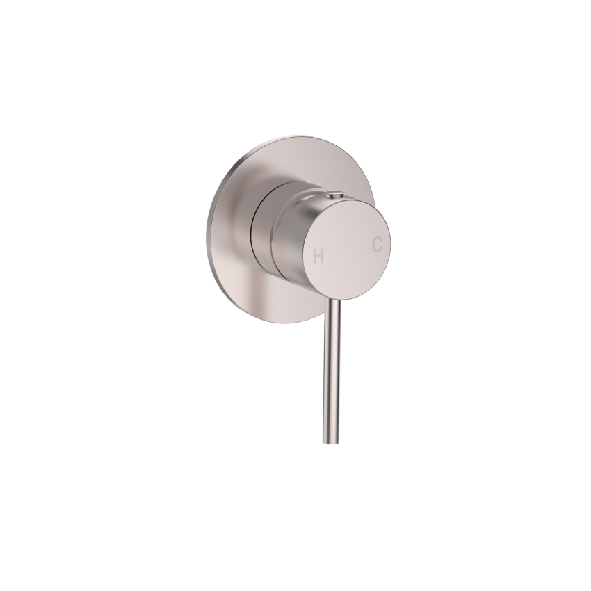 Otus Slimline SS Wall Mixer Trim Kits Brushed Stainless Steel