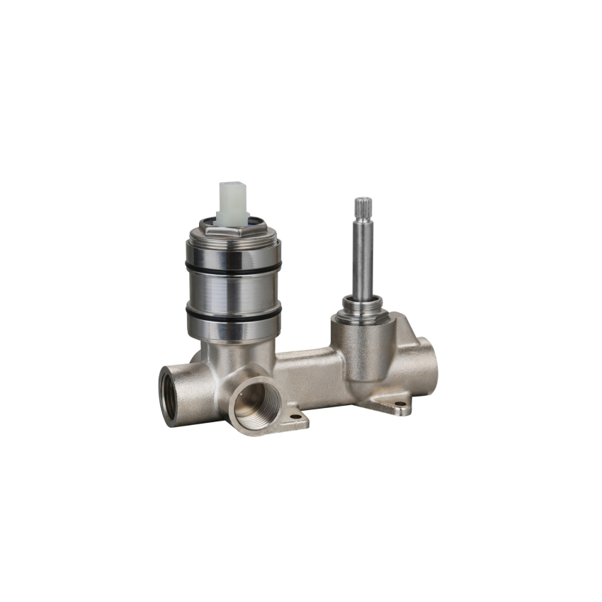 Otus Slimline SS Wall Diverter Mixer Rough-in Body Material: Brass