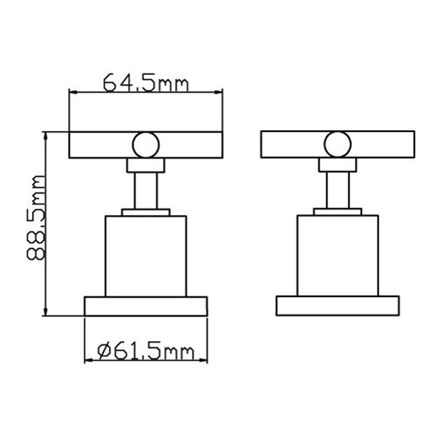 Plnz Wall Top Tap Set Assemblies Brushed Gold