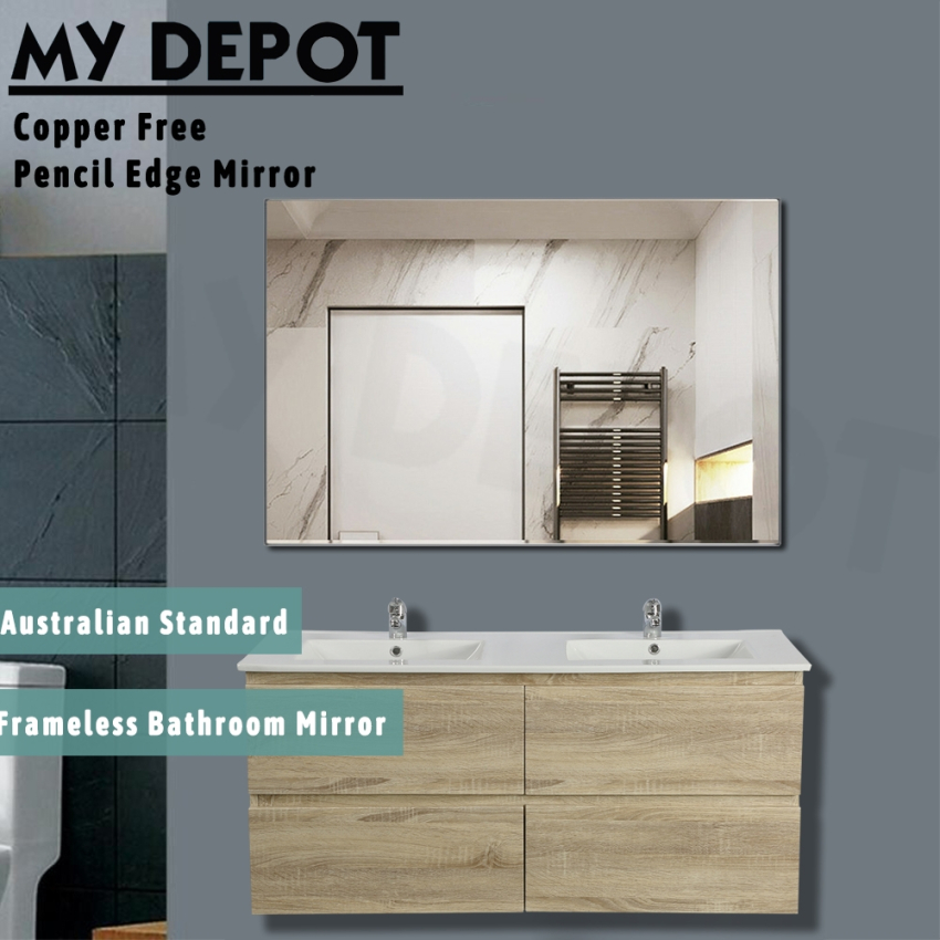 1200mm Pencil Edge Rectangle Bathroom Plain Mirror
