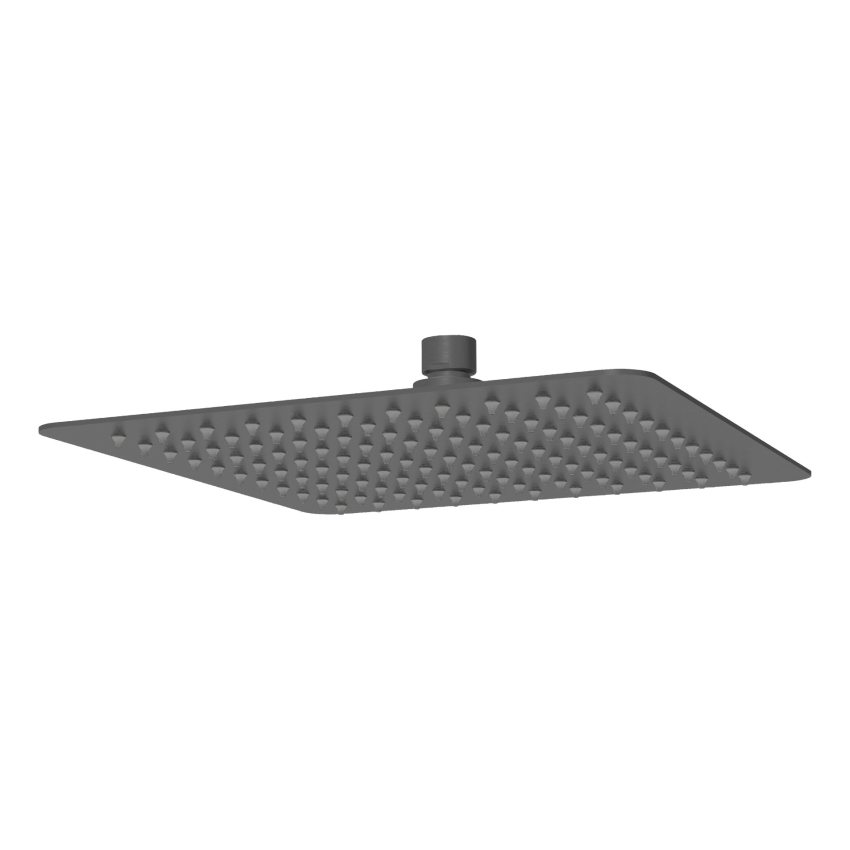 Nova Square Overhead Shower 250mm,Gun Metal