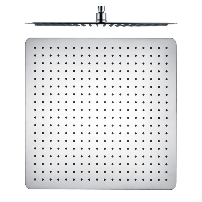 Dove Round Overhead Shower Mirror Polish