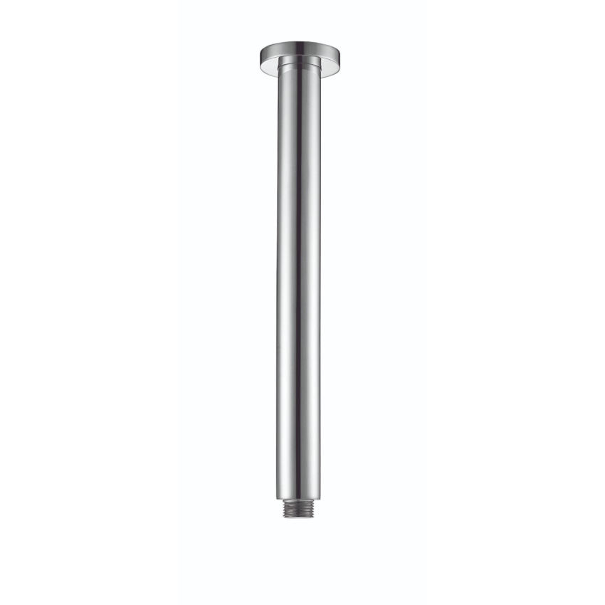 Round Vertical Shower Arm Chrome