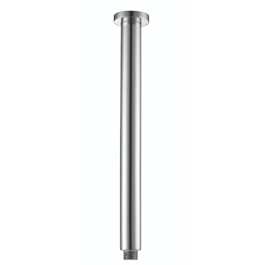 Round Vertical Shower Arm Chrome