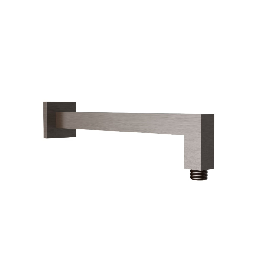 Square Horizontal Shower Arm Brushed Nickel
