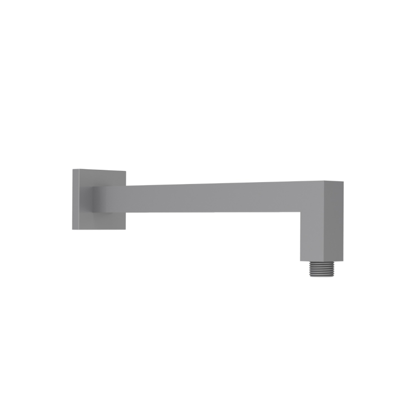 Square Horizontal Shower Arm Gun Metal