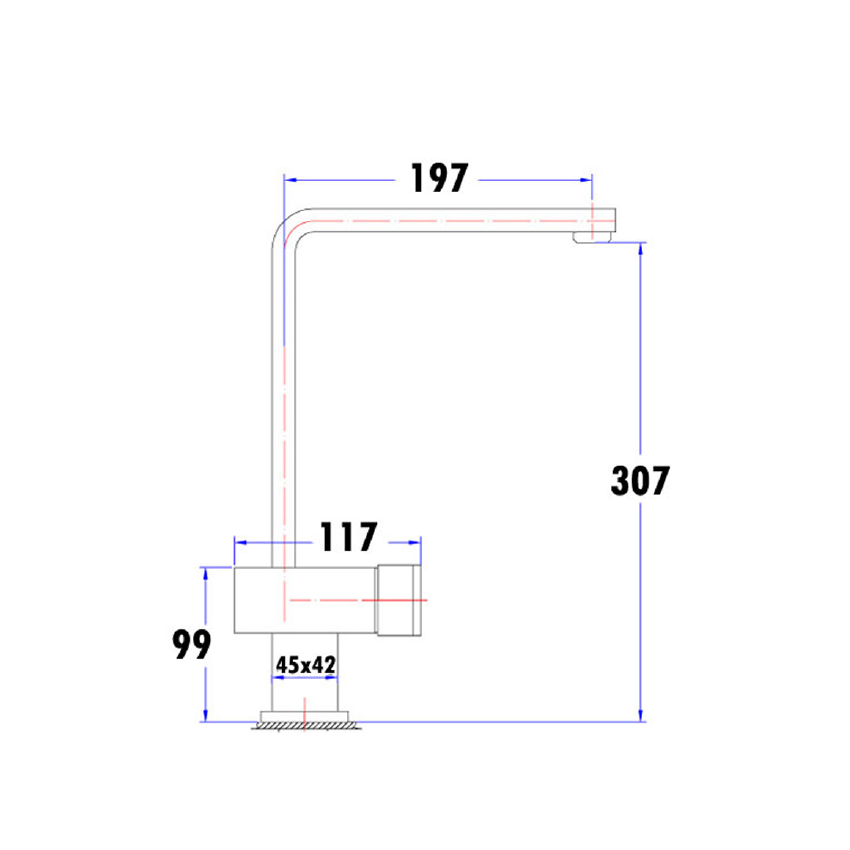Nova Sink Mixer Chrome