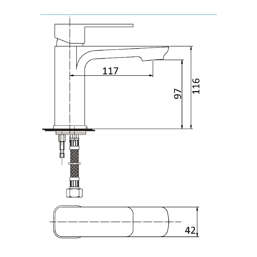 Nova Basin Mixer Brushed Nickel Brushed Nickel