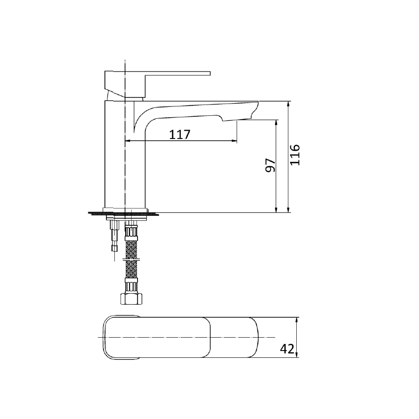 Nova Basin Mixer Chrome
